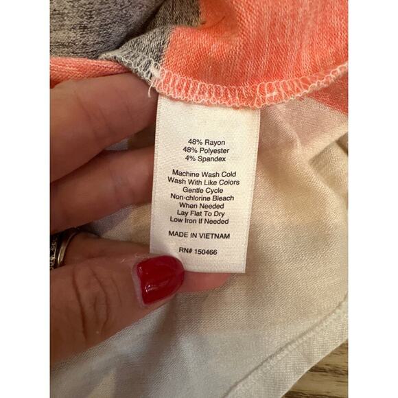 Market and Spruce Tank Top Stripes Womens Small - Picture 3 of 4